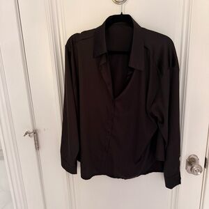 Elegant Black Women's Top